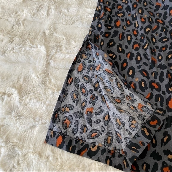 NWT Graceatworth The Drop Women's Gray Animal Print Pull On Pants Size Large - Picture 6 of 9